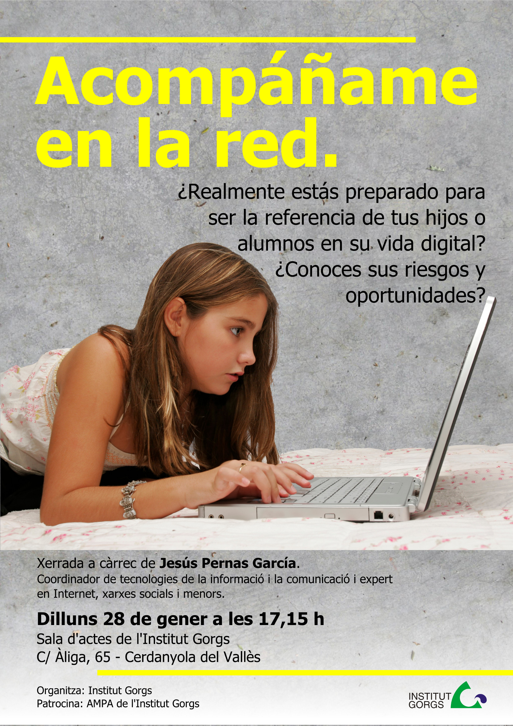 cartell xerrada Internet i menors